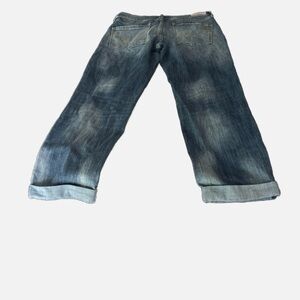 Levi's Blue Straight Leg Jeans with Vintage Wash